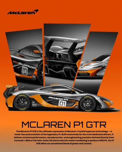 Home mclaren poster